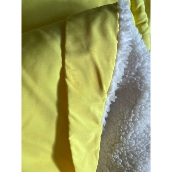 Urban‎ Outfitters Puffer Jacket Women's BDG Coldcontrol Sherpa Yellow Large - Picture 9 of 12